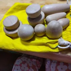 木製積み木セット（自然木色）