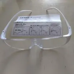 お洒落なメガネ型ルーペ