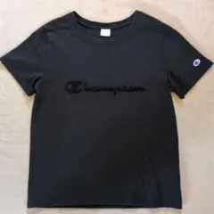 Champion 黒 半袖 Tシャツ