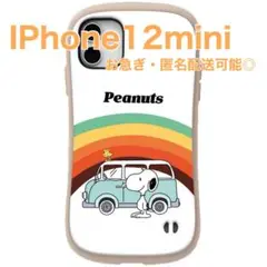 人気 新品 iPhone12mini アイフェイス風 スマホケース スヌーピー