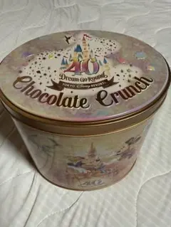 東京ディズニーリゾート 40周年 チョコレートクランチ缶