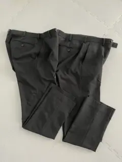 UNIQLO感動パンツウールライクブラック（2枚）