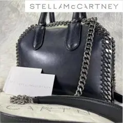 【極美品】ステラマッカートニー ファラベラ ボックス ブラック レザー 2way
