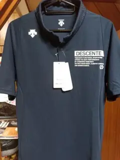 DESCENTE ネイビー ポロシャツ DVUOJA51 サイズ180