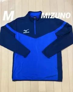 Mizuno ハーフジップジャージ M ネイビー/ブルー