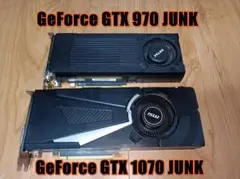 GeForce GTX970 u0026 GTX1070【ジャンク】