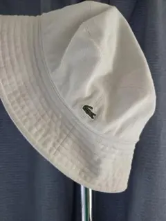 LACOSTE ホワイトハット 57cm