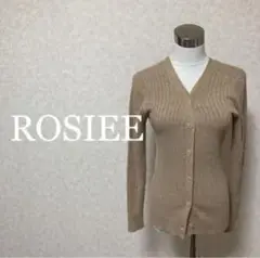 ROSIEE セーター ベージュ 人気 おしゃれ Fサイズ カーディガン