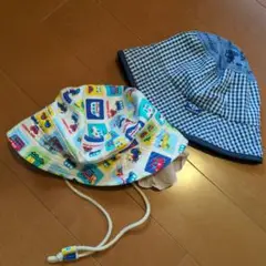 車両柄 バケットハット 46cmと50cm