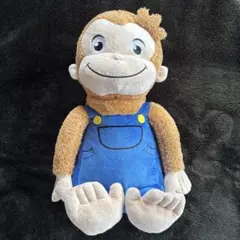 【新品タグ付】おさるのジョージ おすわり ぬいぐるみ オーバーオール