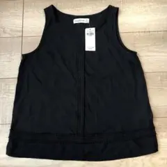 【Abercrombie &Fitch】XSノースリーブ　新品タグ付き　ブラック