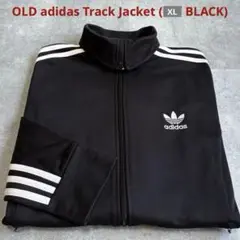 【美品】オールドアディダス トラックジャケット XL ブラック Y2K