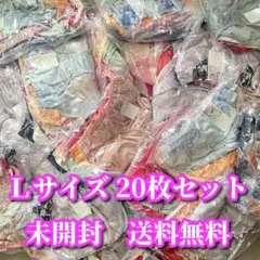 Lサイズ❤️20枚セット トリコット レース花柄 ショーツ まとめ売り 未開封