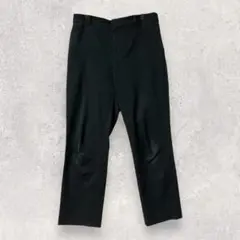 ユニクロ スマートアンクルパンツ 黒 ブラック 3 ストレッチ入り 【3279】