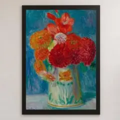 グラックンズ『ユリのある静物』絵画 アート 光沢 ポスター A3