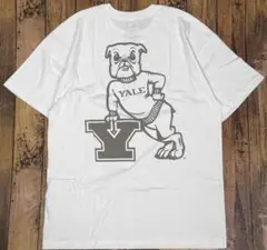 新品 イェール大学 Yale Bulldog Cotton Tシャツ US:L