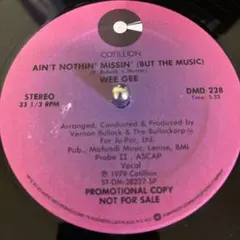 Ain't Nothin' Missin' プロモ盤　12Inch レアグルーヴ
