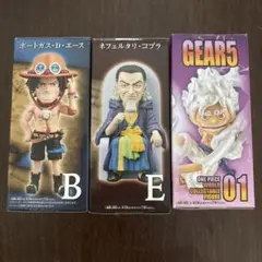 ワンピース ワールドコレクタブルフィギュア 親子の血筋 コブラ エース ルフィ