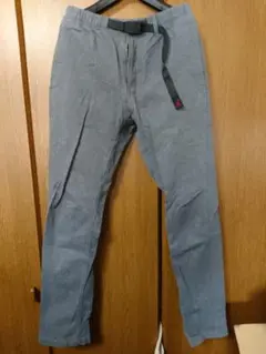 Gramicci ストレッチ ニューナローパンツ グレー S