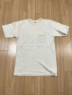 ENTRY SG ホワイト ポケット付き Tシャツ M