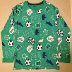 M&S サッカー柄 コットンパジャマ 152cm