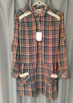 【未着用】チェックシャツ　3L
