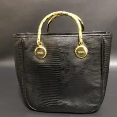 WAKO⭐️パーティーバッグ バンドルゴールド 黒 ゴールド金具