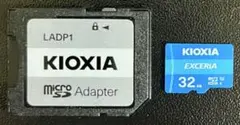 KIOXIA 旧東芝メモリ 32GB microSD KLMEA032G