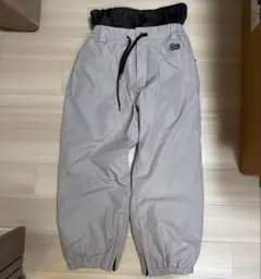 グレー スノーパンツ ビッグシルエット