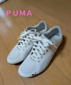 プーマ ドライビング シューズ スニーカー 小さめ27cm ホワイト