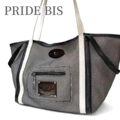 【美品】プリデビス PRIDE BIS トートバッグ メッシュバッグ 大容量