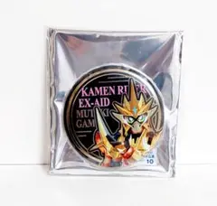 トレーディングゴールデンメタルバッジ 仮面ライダーエグゼイドムテキゲーマー