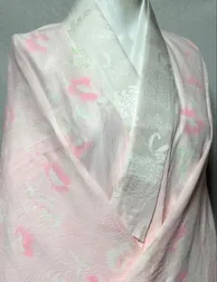 和服　ポリエステル　花模様　長襦袢　早い者勝ち