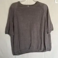 無印良品　100%リネンニット　M-L