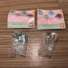BANDAI カプセルトイ ミニチュアフィギュアセット ブルー・ホワイト