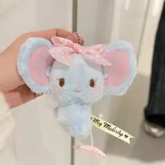 お友達　フラットくん　　マスコットキーホルダー マイメロ サンリオ ぬいぐるみ