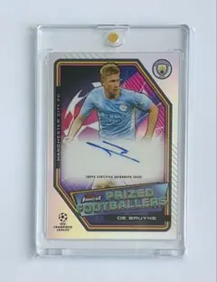 2021-22 Topps finest デブライネ サインカード 135シリ