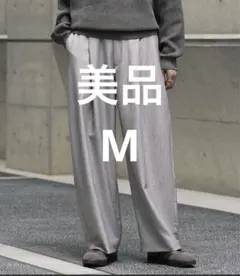 【美品M】FAUX WOOL CURVY COMFORT PANTS