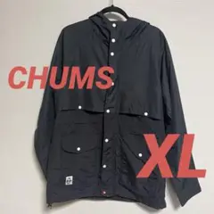 CHUMS チャムス　ナイロンジャケット 黒　ブラック　XL 大きいサイズ　美品