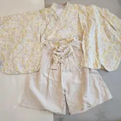 【大幅値下げ】モクモフ おめかし袴セット 花柄　90-100サイズ