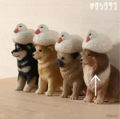 あかねの木彫り　アヒルと犬　シェットランドシープドッグ　説明書付き