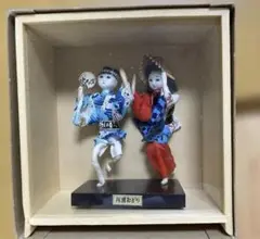 阿波踊り人形（ケース入り） 徳島 工芸 【昭和レトロお土産】