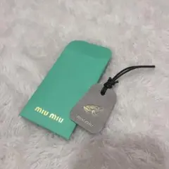miumiu レザー チャーム ノベルティ カエル ミュウミュウ