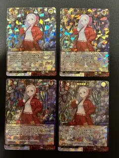 ビルディバイド　唯我独尊 ユリ　ノーマル　4枚セット