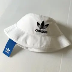 未使用　アディダス adidas オリジナルス ハット BUCKET HAT 白