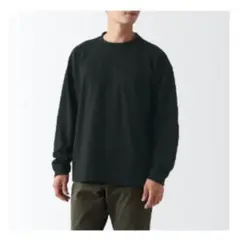 無印良品 洗いざらし太番手ポケット付長袖Ｔシャツ