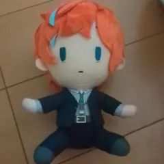 オレンジ髪のスーツぬいぐるみ　ヒプシスマイク