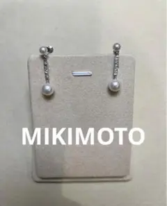ミキモト イヤリング MIKIMOTO 14kwg