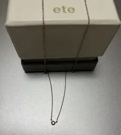 ete エテ K10 レイヤー ダイヤモンドネックレス
