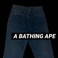 90s 初期 A BATHING APE Denim NOWHERE 日本製 M